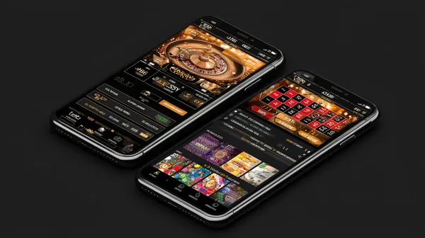 4777BET1 App — Enjoy seamless gaming on your smartphone A young woman relaxing with her phone while dynamic casino elements float around her, illustrating the smooth mobile experience offered by the 4777BET1 app.